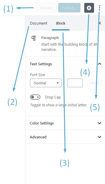 Navegação Sidebar